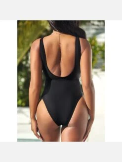 Bronzing Patchwork Cut Out Swimsuits For Women 13 Bronzing Patchwork Cut Out Swimsuits For Women -BreezeWear Store P 20220225173445156 877