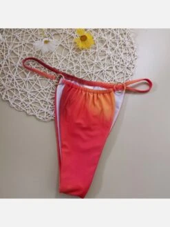 Beach Tie Dye Three Piece Halter Bikinis Sets -BreezeWear Store P 20220225175044844 727