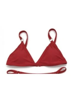 Sexy V Neck Cropped Two Piece Bikini