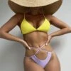 Sexy Pure Color Bikini Set -BreezeWear Store P 20220331142452781 144
