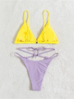 Sexy Pure Color Bikini Set -BreezeWear Store P 20220331142503099 296