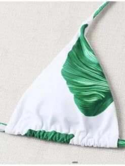 Colour Blocking Printed 2 Piece Swimsuit Sets -BreezeWear Store P 20220331144119174 415