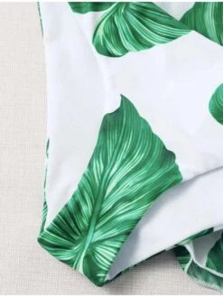 Colour Blocking Printed 2 Piece Swimsuit Sets -BreezeWear Store P 20220331144121418 968