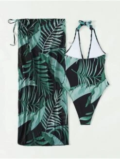 Summer Printed High Waisted Two Piece Swimwear -BreezeWear Store P 20220331164539803 702