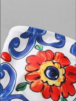 Sexy New Printed Strapless Backless 2 Piece Bikini Sets -BreezeWear Store P 20220518105038196 724