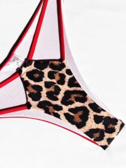 Cut Out Leopard Patchwork Sexy Women Bikini Sets -BreezeWear Store P 20220519013358272 697