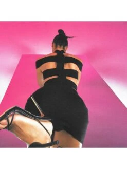 Zipper Up Cut Out Black Designer Bodycon Dress -BreezeWear Store P 20220519205845415 717