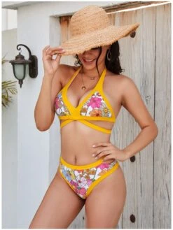Summer Sexy Halter Sleeveless 2 Piece Bikinis -BreezeWear Store P 20220522005743246 771