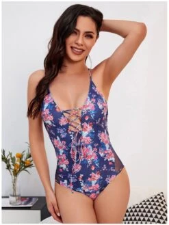 Summer Sexy Backless Sleeveless One-piece Bikinis -BreezeWear Store P 20220522131142753 317