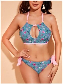 New Halter Hollowed Out Women's Swimsuit