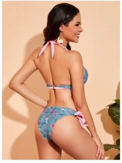 New Halter Hollowed Out Women's Swimsuit -BreezeWear Store P 20220526180546671 510