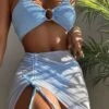 Sexy Women Hollow Out Backless Halter Women Bikinis -BreezeWear Store P 20220527115837880 431