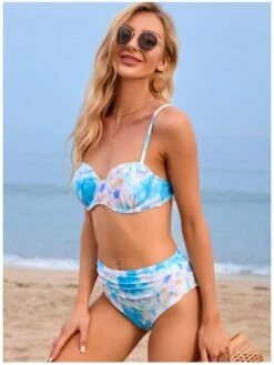 Women Sexy Sleeveless Two-piece Tie Dye Bikinis 9 Women Sexy Sleeveless Two-piece Tie Dye Bikinis -BreezeWear Store P 20220530131745524 596