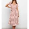 Summer Dots Bandage Women's Dress -BreezeWear Store P 20220602102338655 403