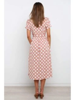 Summer Dots Bandage Women's Dress -BreezeWear Store P 20220602102343851 568