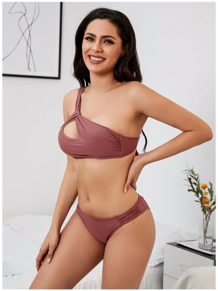 Sexy Fashion One-Shoulder Swimsuit Bikinis 4 Sexy Fashion One-Shoulder Swimsuit Bikinis - Image 2