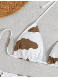 Women Sexy Halter Drawstring 3 Piece Bikinis -BreezeWear Store P 20220608143851343 815