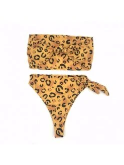 Sexy Backless Leopard Print Knotted Bikini For Women -BreezeWear Store P 20220614191652389 737