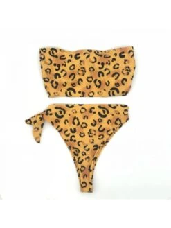Sexy Backless Leopard Print Knotted Bikini For Women -BreezeWear Store P 20220614191654650 916