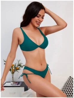 2022 Sexy Strappy Backless Bikini Swimsuit Set -BreezeWear Store P 20220615140448363 512