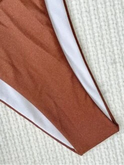 Sexy Halter Pure Color Bandage Bikini Swimsuit -BreezeWear Store P 20220616221908868 292