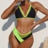 Sexy Colorblock Halter 2 Piece Bikini Sets 2 Sexy Colorblock Halter 2 Piece Bikini Sets -BreezeWear Store P 20220622105144214 520