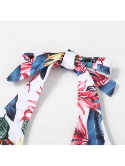 Halter Backless Flower Printing Women's One-Piece 8 Halter Backless Flower Printing Women's One-Piece -BreezeWear Store P 20220622140255810 410