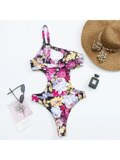 Sexy Irregular Hollowed Out Printing Women's One-pieces 7 Sexy Irregular Hollowed Out Printing Women's One-pieces -BreezeWear Store P 20220622140948487 351