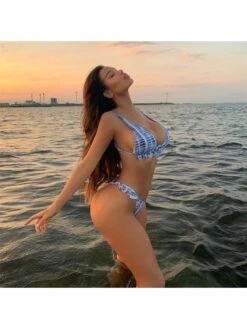 Sexy Style Ruffled Pattern Print Bikini -BreezeWear Store P 20220622151050157 825