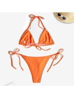 Sexy Halter Backless Contrast Color Bandage Bikini Swimwear 7 Sexy Halter Backless Contrast Color Bandage Bikini Swimwear -BreezeWear Store P 20220622160948259 822
