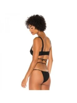 Sexy Tie Wrap Black Matching Bathing Bikini Sets -BreezeWear Store P 20220622182753366 985