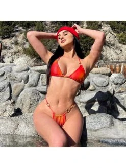 Tie Dye Halter Sexy Women Bikini 3 Piece Sets -BreezeWear Store P 20220715165948872 189