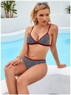 Contrast Color Printed Bikini Sets For Women 9 Contrast Color Printed Bikini Sets For Women -BreezeWear Store P 20220719190803405 529