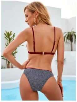 Contrast Color Printed Bikini Sets For Women 11 Contrast Color Printed Bikini Sets For Women -BreezeWear Store P 20220719190808178 598