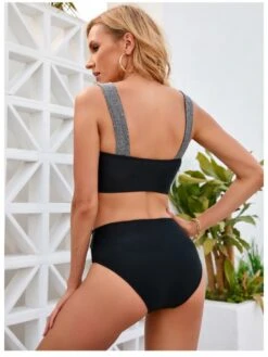 Patchwork Hollow Out Sleeveless Swimsuits For Women -BreezeWear Store P 20220719190908408 964