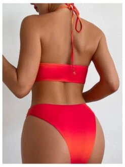 2022 Gradient Three-Piece Bikini Swimsuit Set 12 2022 Gradient Three-Piece Bikini Swimsuit Set -BreezeWear Store P 20220808102446639 942