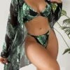 Sexy Printed Women's Bikini Three-piece Suit -BreezeWear Store P 20220808184841094 605