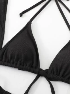 Sexy Women See Through Black 3 Piece Bikini Sets -BreezeWear Store P 20220811171850585 778