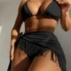 2022 Sexy Solid Tassels Three-Piece Bikini Set -BreezeWear Store P 20220817195344905 466