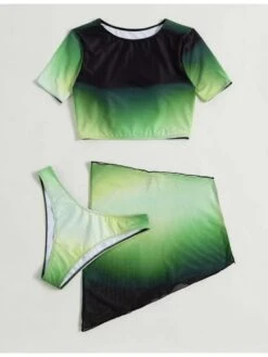 Sexy New Gradient Color Three-Piece Swimsuit -BreezeWear Store P 20220822205546461 494
