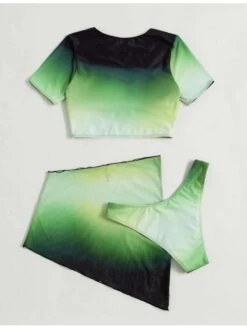 Sexy New Gradient Color Three-Piece Swimsuit -BreezeWear Store P 20220822205548964 861