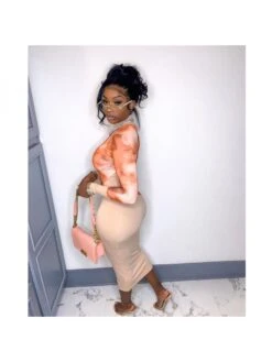 Tight Turtleneck Long Sleeve Dress For Women -BreezeWear Store P 20221026151800627 614