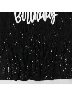 Casual Loose Sequins Printed Short Sleeve Dress -BreezeWear Store P 20230410201244250 830