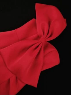 Red Bow Split Hem Sleeveless Dress -BreezeWear Store P 20230606150441043 626