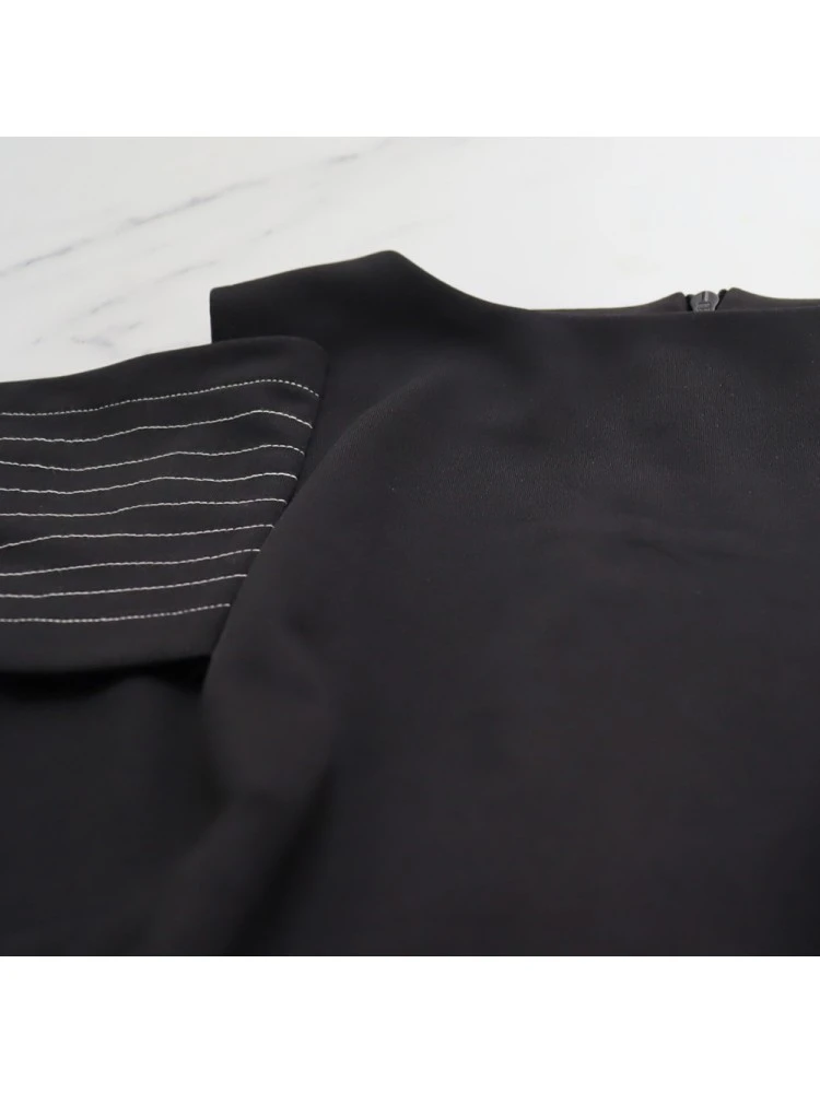 Women's Casual Commuting Slim Split Hip Solid Dress 8 Women's Casual Commuting Slim Split Hip Solid Dress - Image 6