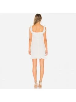 French Ruffled Sleeveless Slim Dress -BreezeWear Store P 20230616175641401 337