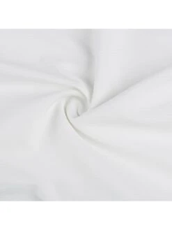 French White Puff Sleeve Midi Dress -BreezeWear Store P 20230717172237382 261