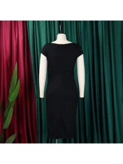 Women's Casual Pure Color Dress -BreezeWear Store P 20230728195435106 188