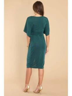 Twist Empire Waist Loose Short Sleeve Dresses -BreezeWear Store P 20230922111831161 632