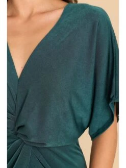 Twist Empire Waist Loose Short Sleeve Dresses -BreezeWear Store P 20230922111834111 255